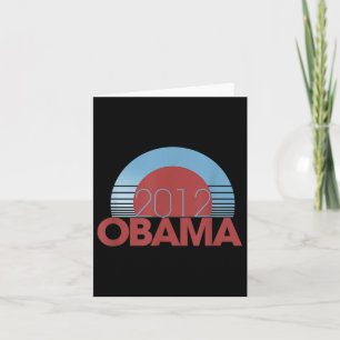 Tarjeta La cosecha retro de Obama de 2012