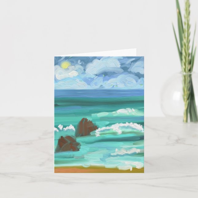 Tarjeta La costa (Anverso)