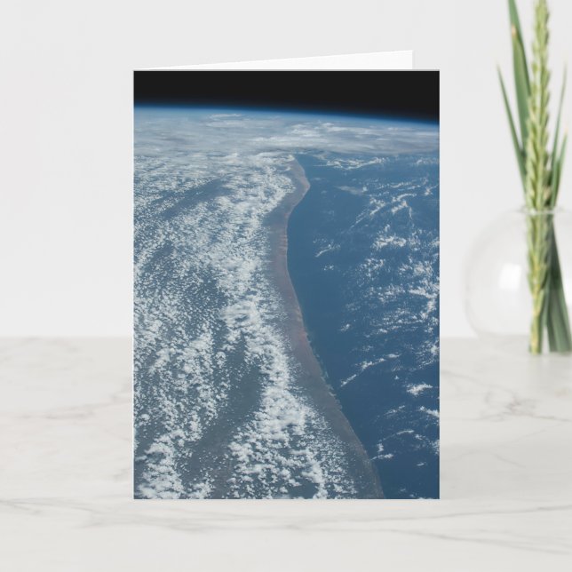 Tarjeta La Costa Del Océano Índico De Kenia Y Somalia. (Anverso)