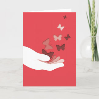 Tarjeta La creación (rojo)