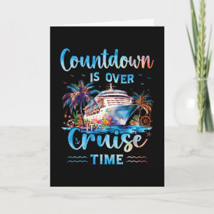 Tarjeta La cuenta regresiva ha terminado, es hora de cruce