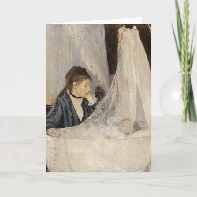 Tarjeta La cuna | Berthe Morisot (Anverso)