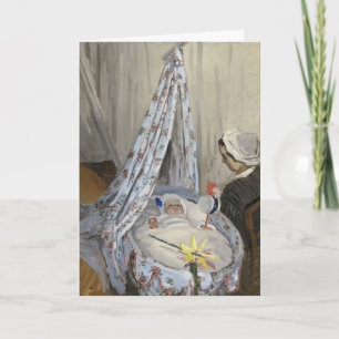 Tarjeta La cuna   Claude Monet