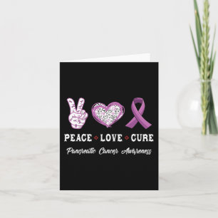 Tarjeta La cura del amor por la paz Concienciación sobre e