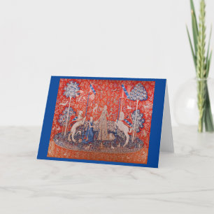 Tarjeta La Dama y el Unicornio / Sabor