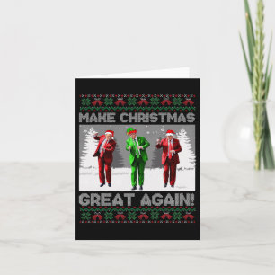 Tarjeta La danza de Santa Trump vuelve a hacer grandes a l