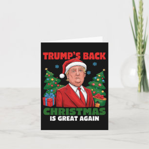 Tarjeta La danza de Santa Trump vuelve a hacer grandes a l