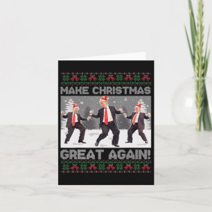 Tarjeta La danza de Santa Trump vuelve a hacer grandes a l