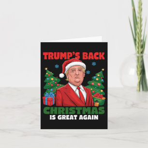 Tarjeta La danza de Santa Trump vuelve a hacer grandes a l