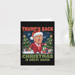Tarjeta La danza de Santa Trump vuelve a hacer grandes a l
