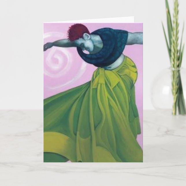 Tarjeta La danza de una mujer liberada (Anverso)