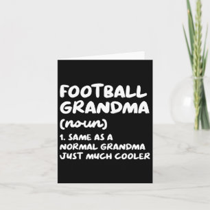 Tarjeta La definición de la abuela del fútbol es divertida