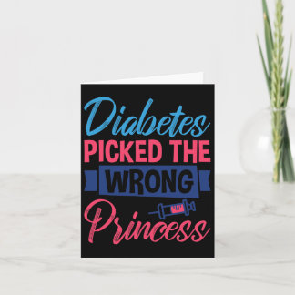 Tarjeta La diabetes cogió a la princesa equivocada1