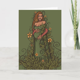 Tarjeta La diosa madre de la Tierra Druid