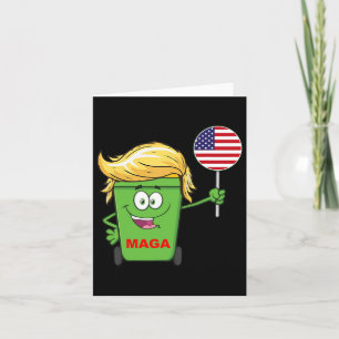Tarjeta La divertida basura del mega Personalizado de Trum