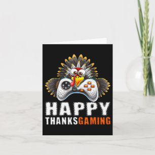 Tarjeta La divertida consola de videojuegos Turkey Thanken