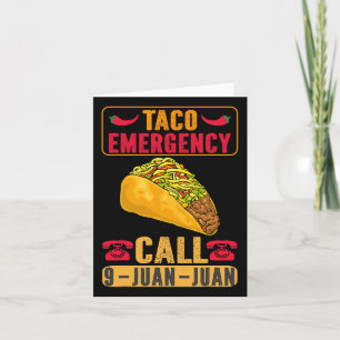 Tarjeta La divertida emergencia de los tacos Cinco De Mayo
