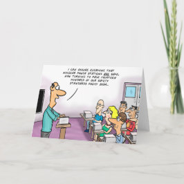 Tarjeta La divertida energía nuclear Personalizado es segu