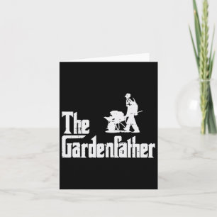 Tarjeta La divertida película de Gardenfather Pun Fathers