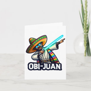 Tarjeta La divertida película mexicana Obi Juan parodia Ci