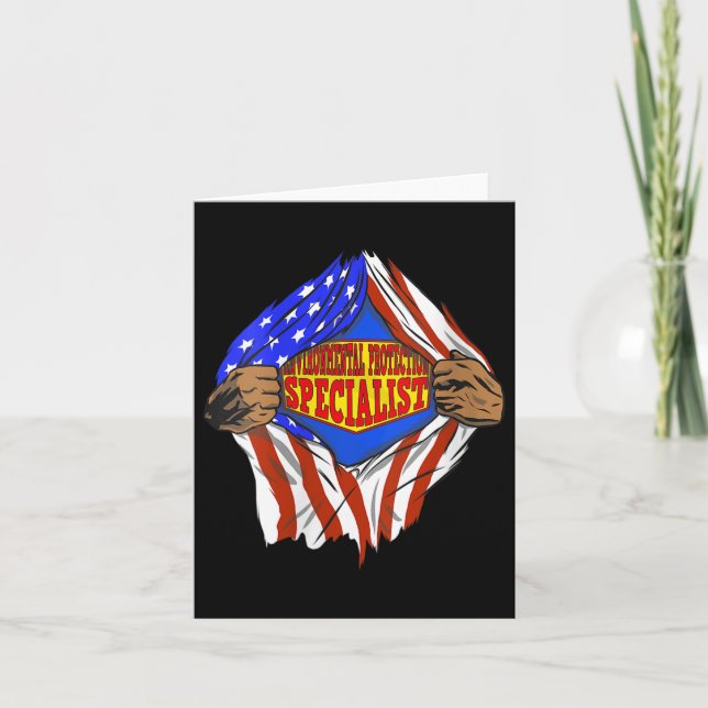 Tarjeta La divertida protección super ambiental de las muj (Anverso)