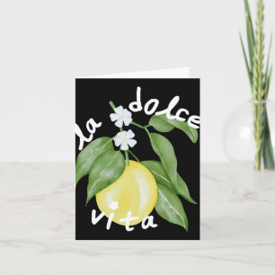 Tarjeta La Dolce Vita La Dolce Bride Italia Lemon Mateo