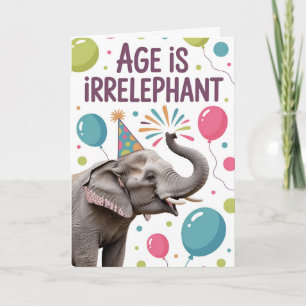 Tarjeta La Edad Es Irrelevante