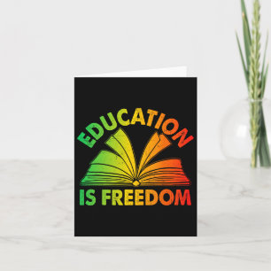 Tarjeta La educación de la historia negra es libros de lib