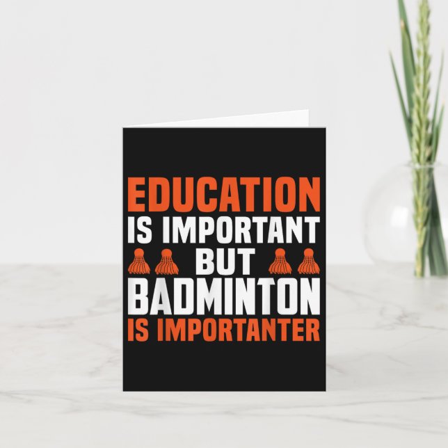 Tarjeta La Educación Es Importante, Pero La Masa Es Import (Anverso)