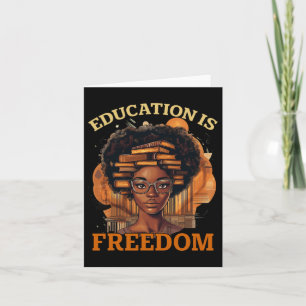Tarjeta La educación es la libertad los libros de profesor