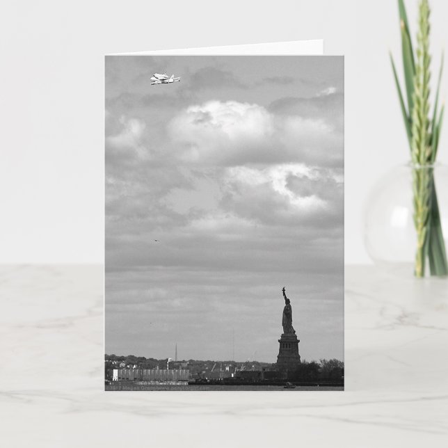 Tarjeta La empresa del transbordador espacial (Anverso)