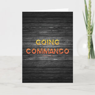 Tarjeta La energía de SlipperyJoe's yendo en comando a bar