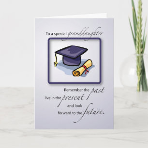 Tarjeta La enhorabuena de la graduación de la nieta