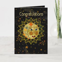 Tarjeta La enhorabuena gradúa, ASOLEA, ESTÁ EN LA LUNA,