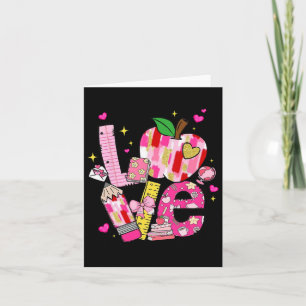 Tarjeta La Enseñanza Del Amor Es Una Obra De Corazón A La 