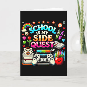 Tarjeta La escuela es mi misión secundaria Gaming Ck Video