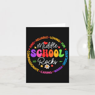 Tarjeta La Escuela Secundaria Vuelve A La Escuela Para Pro