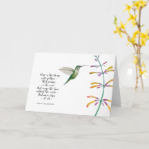 "La esperanza es" Hummingbird