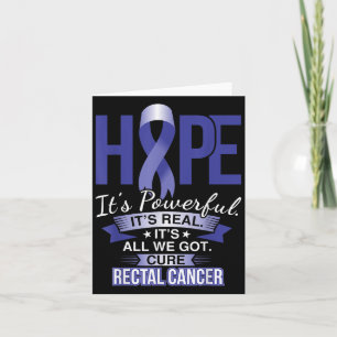 Tarjeta La Esperanza Es Un Poderoso Cáncer Rrectal Con Cam