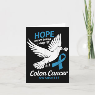 Tarjeta La Esperanza Nunca Se Toma Un Día Libre De Cáncer 