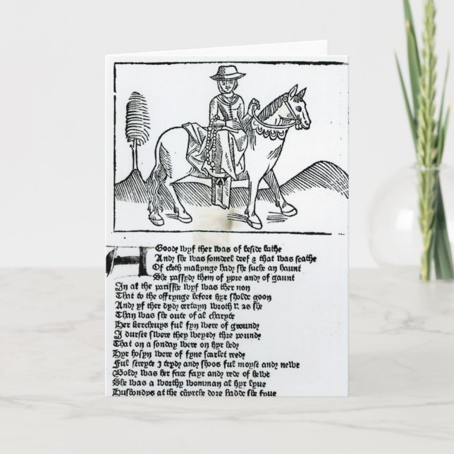 Tarjeta La esposa del baño (Anverso)