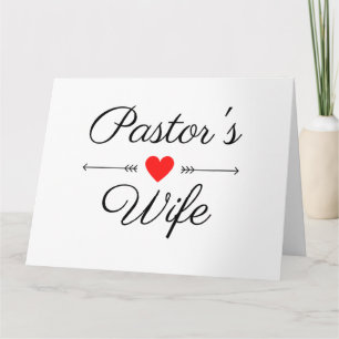 Tarjeta La esposa del pastor bl