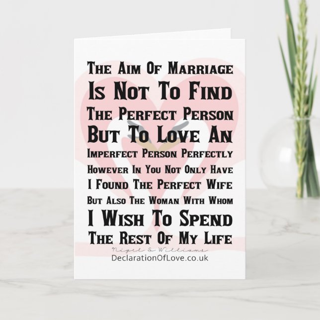 Tarjeta La esposa perfecta (Anverso)