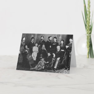 Tarjeta La familia de Freud, c.1876