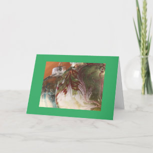 TARJETA **LA FAMILIA Y LOS AMIGOS HACEN QUE LA NAVIDAD SEA