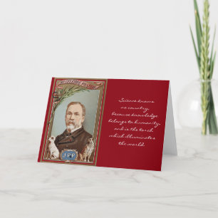 Tarjeta La famosa cita histórica del retrato de Louis Past