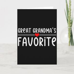 Tarjeta La Favorita de las Bisabuelas 