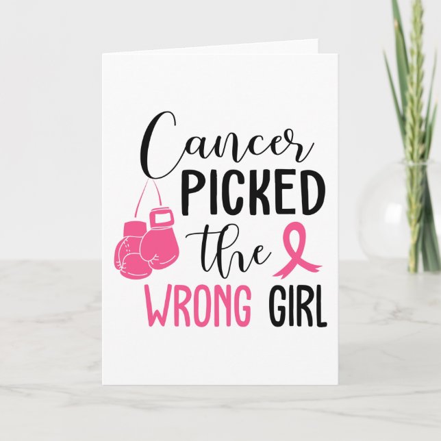 Tarjeta La fe sobre la impresión del cáncer de miedo (Anverso)