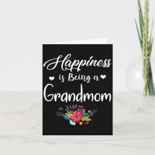 Tarjeta La felicidad divertida es ser una abuela día de la