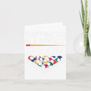 Tarjeta La Felicidad Es Un Jugador De Piscina En rack Idea